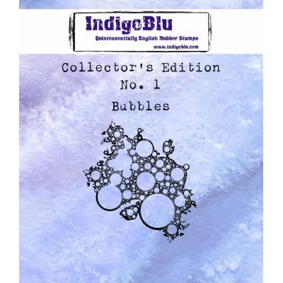 IndigoBlu Rubber Stamp A7 - Bubbles